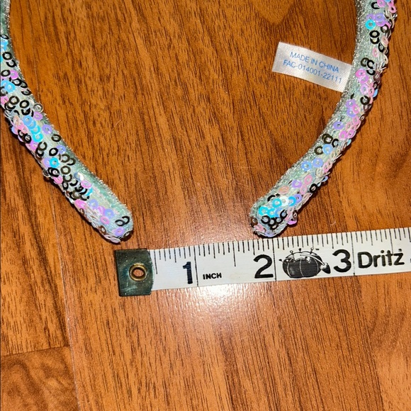 NWOT Tokyo Disney Iridescent Sequin Mickey Minnie Mouse Ears Headband main image 10